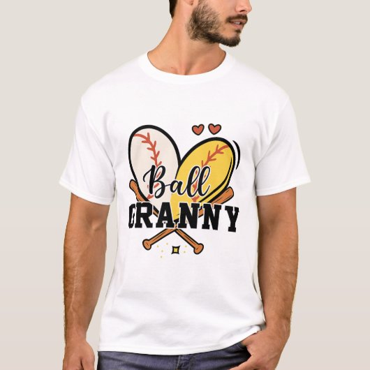 Zachte Oma Verkoopt Zachte Hart T-shirt (Voorkant)