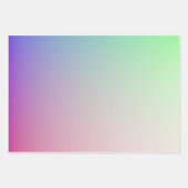 Zachte Ombre Rainbow Pastel kleuren Inpakpapier Vel (Voorkant)