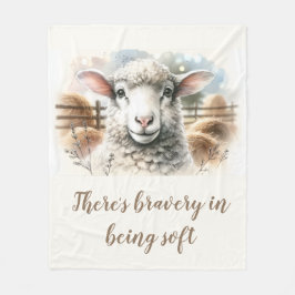 Zachte ooi: Zachte wolschapen Fleece Deken