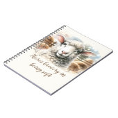 Zachte ooi: Zachte wolschapen Notitieboek (Linkerzijde)