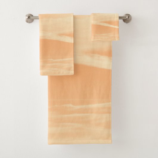 Zachte Oranje Gele Lucht Droom 1 Bad Handdoek (Insitu)