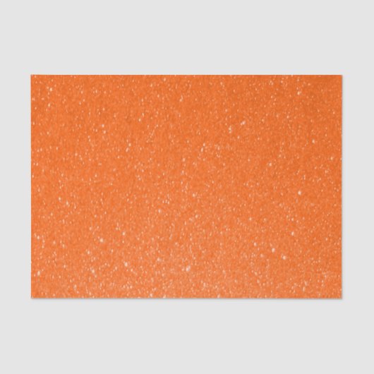 Zachte Oranje glitterafdrukken Tissuepapier (Voorkant)