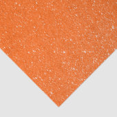 Zachte Oranje glitterafdrukken Tissuepapier (Detail)