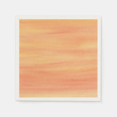 Zachte Oranje Yellow Blends Blended Paper Napkins Servet (Voorkant)