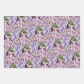 Zachte Orchideeën Tuin Inpakpapier Vel (Voorkant 2)