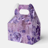 Zachte Paarse Bloem Bedankdoosjes (Achterkant)