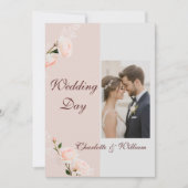 Zachte paarse effecten met bloemen kaart (Voorkant)