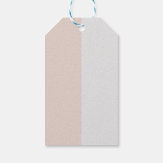 Zachte paarse en grijze effecten cadeaulabel (Achterkant)