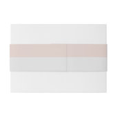 Zachte paarse en grijze effecten met bloem uitnodigingen wikkel (Achterkant Voorbeeld)