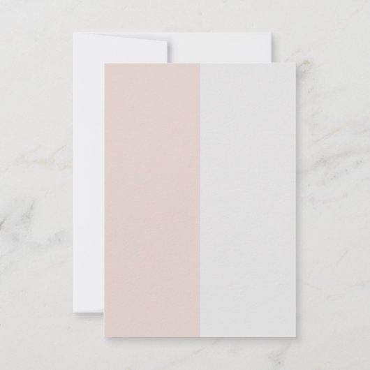 Zachte paarse en grijze effecten met bloemen RSVP kaartje (Achterkant)