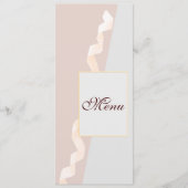 Zachte paarse en grijze effecten met lint menu (Voorkant)