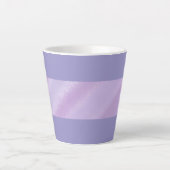 Zachte Paarse Esthetische Latte Mok (Voorkant)