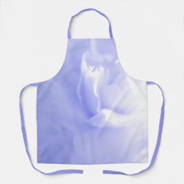 Zachte Paarse Floral All-Over Print Schort