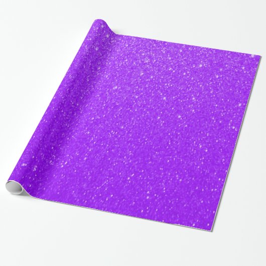 Zachte Paarse glitterPrints Cadeaupapier (Uitgerold)