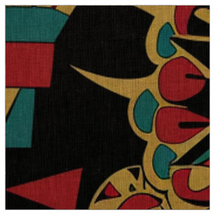 Zachte Paarse "Heritage-Inspired Patterns" Linnen Stof