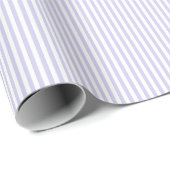Zachte Paarse lavendel Stripe Cadeau Cadeaupapier (Rol Hoek)