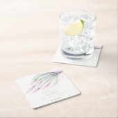 Zachte Paarse lelies bruiloft welkom Kartonnen Onderzetters (Insitu)