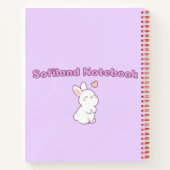 Zachte Paarse Schattigee Meisje 💜💗✨Voor haar Notitieboek (Achterkant)