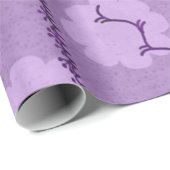 Zachte paarse textuur cadeaupapier (Rol Hoek)