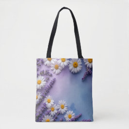 Zachte Paarse tuin Canvas tas