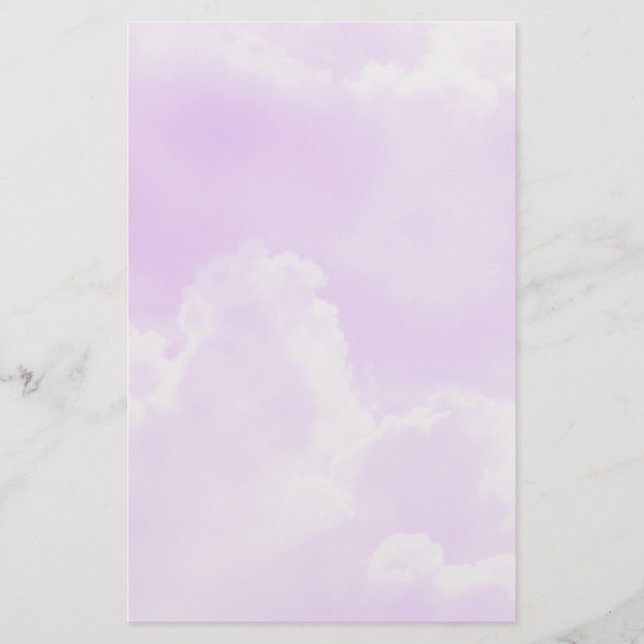 Zachte Paarse wolken (Voorkant)