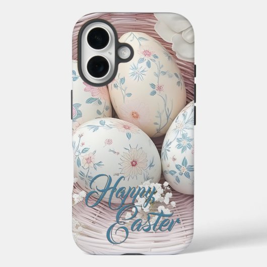 Zachte Paasvreugde met Bloemmotive Case-Mate iPhone Case (Achterkant)