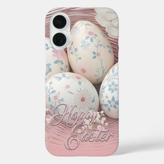 Zachte Paasvreugde met Bloemmotive Case-Mate iPhone Case (Achterkant)