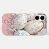 Zachte Paasvreugde met Bloemmotive Case-Mate iPhone Case (Achterkant (horizontaal))