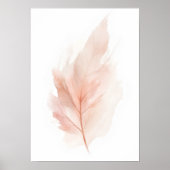 Zachte Pampagras Natuur Kunst Poster | Dromerige B (Voorkant)