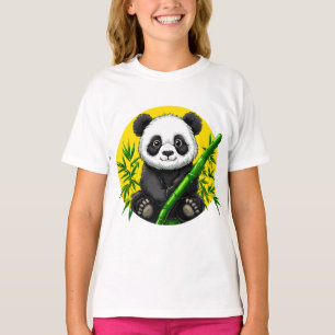 🐼 Zachte Panda Bamboe Kinder Cadeau ✨ T-shirt