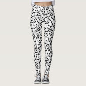 Zachte Panda Beer Patroon Pret Dier Leggings (Voorkant)