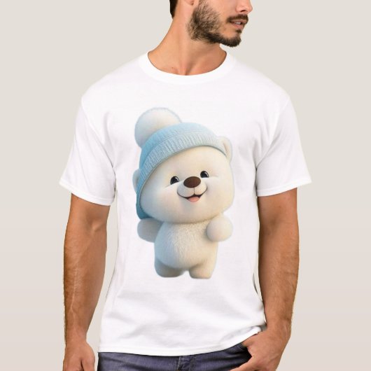 zachte panda t-shirt (Voorkant)