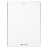 Zachte panelen klembord (Achterkant)