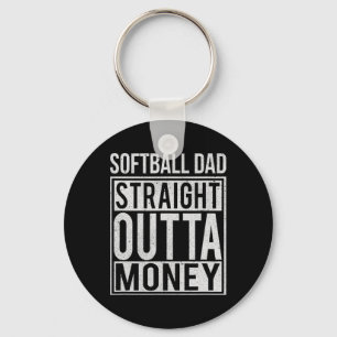 Zachte papa straight outta geld ik grappige pitch sleutelhanger
