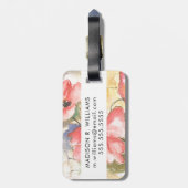 Zachte papaver I Bagagelabel (Achterkant verticaal)