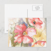 Zachte papaver I Briefkaart (Voorkant / Achterkant)