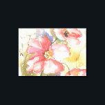 Zachte papaver I Canvas Afdruk<br><div class="desc">Soft Poppies I van Leticia Herrera</div>