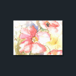 Zachte papaver I Canvas Afdruk<br><div class="desc">Soft Poppies I van Leticia Herrera</div>