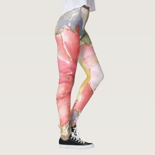 Zachte papaver I Leggings (Rechts)