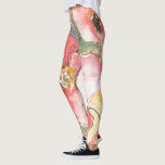 Zachte papaver I Leggings<br><div class="desc">Soft Poppies I van Leticia Herrera</div>