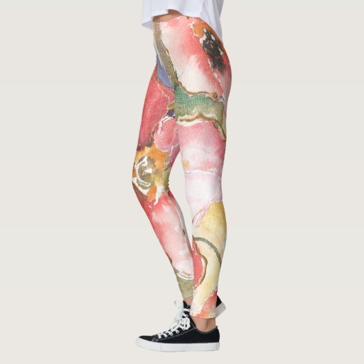 Zachte papaver I Leggings (Links)