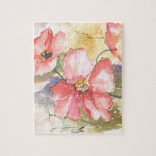 Zachte papaver I Legpuzzel (Verticaal)