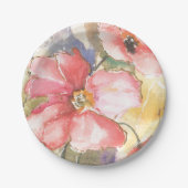 Zachte papaver I Papieren Bordje (Voorkant)