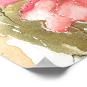 Zachte papaver I Poster (Hoek)