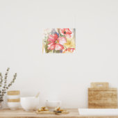 Zachte papaver I Poster (Keuken)