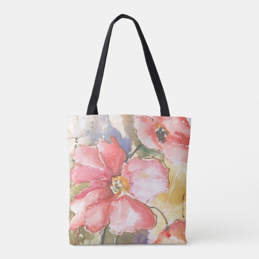 Zachte papaver I Tote Bag (Achterkant)