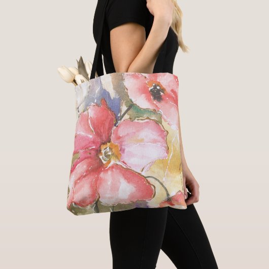 Zachte papaver I Tote Bag (Dichtbij)
