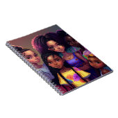 Zachte papieren omslag spiraalvormig notitieboek - (Rechterzijde)