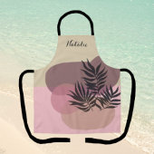 Zachte pasta Abstract Roze tropisch pron Schort