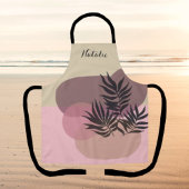 Zachte pasta Abstract Roze tropisch pron Schort